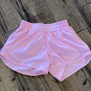 Pink lululemon shorts